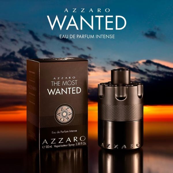 Azzaro The Most Wanted Eau de Parfum Intense, Woody & Seductive Men's Cologne, Ambery & Spicy Fragrance for Date Night, Lasting Wear, Luxury Perfume for Men