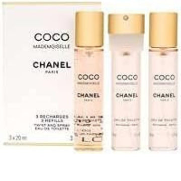 Coco Mademoiselle by Chanel Eau de Toilette Twist & Spray Refills